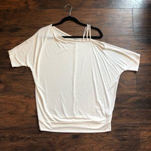 White Birch off the shoulder top